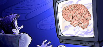 Smegenys televizoriuje